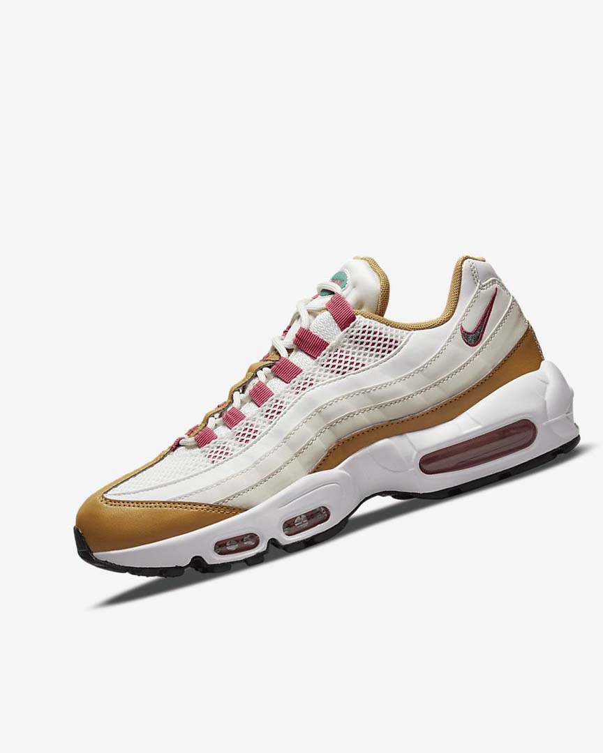 Zapatos Casuales Nike Air Max 95 Mujer Blancas Marrones Verde | AR3080