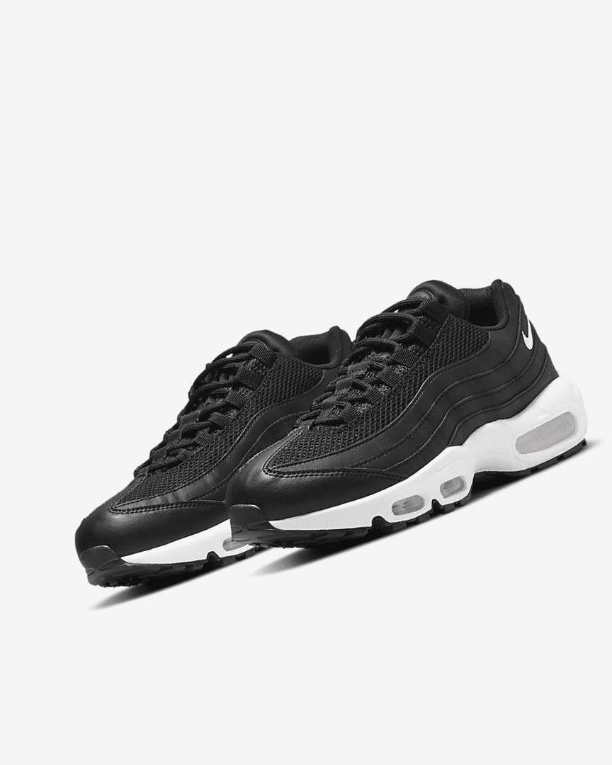 Zapatos Casuales Nike Air Max 95 Mujer Negras Blancas | AR5285