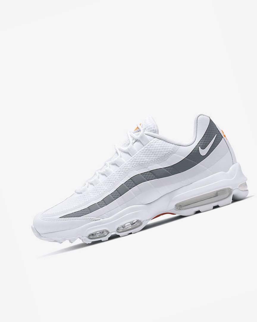 Zapatos Casuales Nike Air Max 95 Ultra Hombre Blancas Gris Naranjas Blancas | AR5128