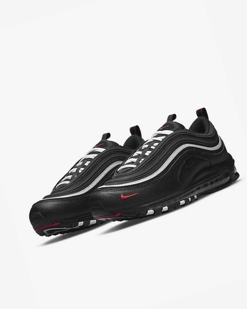 Zapatos Casuales Nike Air Max 97 Hombre Negras Rojas Blancas Negras | AR2865