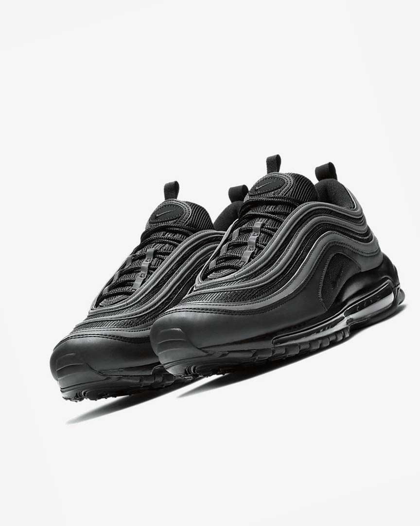 Zapatos Casuales Nike Air Max 97 Hombre Negras Blancas Negras | AR4547