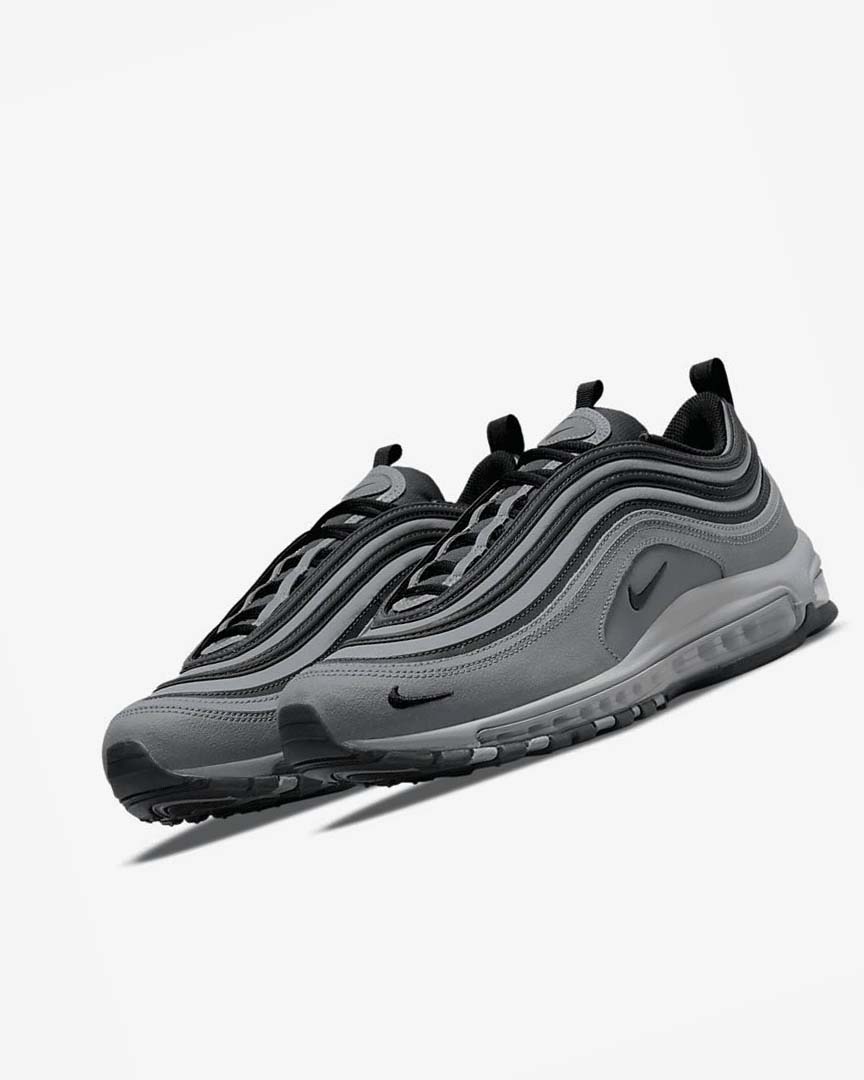 Zapatos Casuales Nike Air Max 97 Hombre Gris Gris Oscuro Gris Negras | AR4793