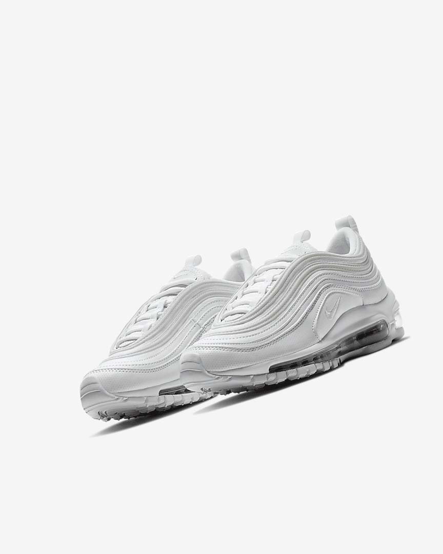 Zapatos Casuales Nike Air Max 97 Niña Blancas Metal Plateadas Blancas | AR5389