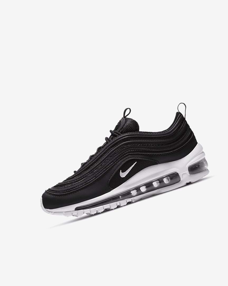 Zapatos Casuales Nike Air Max 97 Niña Negras Blancas | AR2975