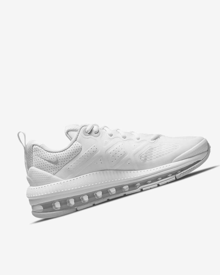 Zapatos Casuales Nike Air Max Genome Mujer Blancas Plateadas Blancas | AR2804