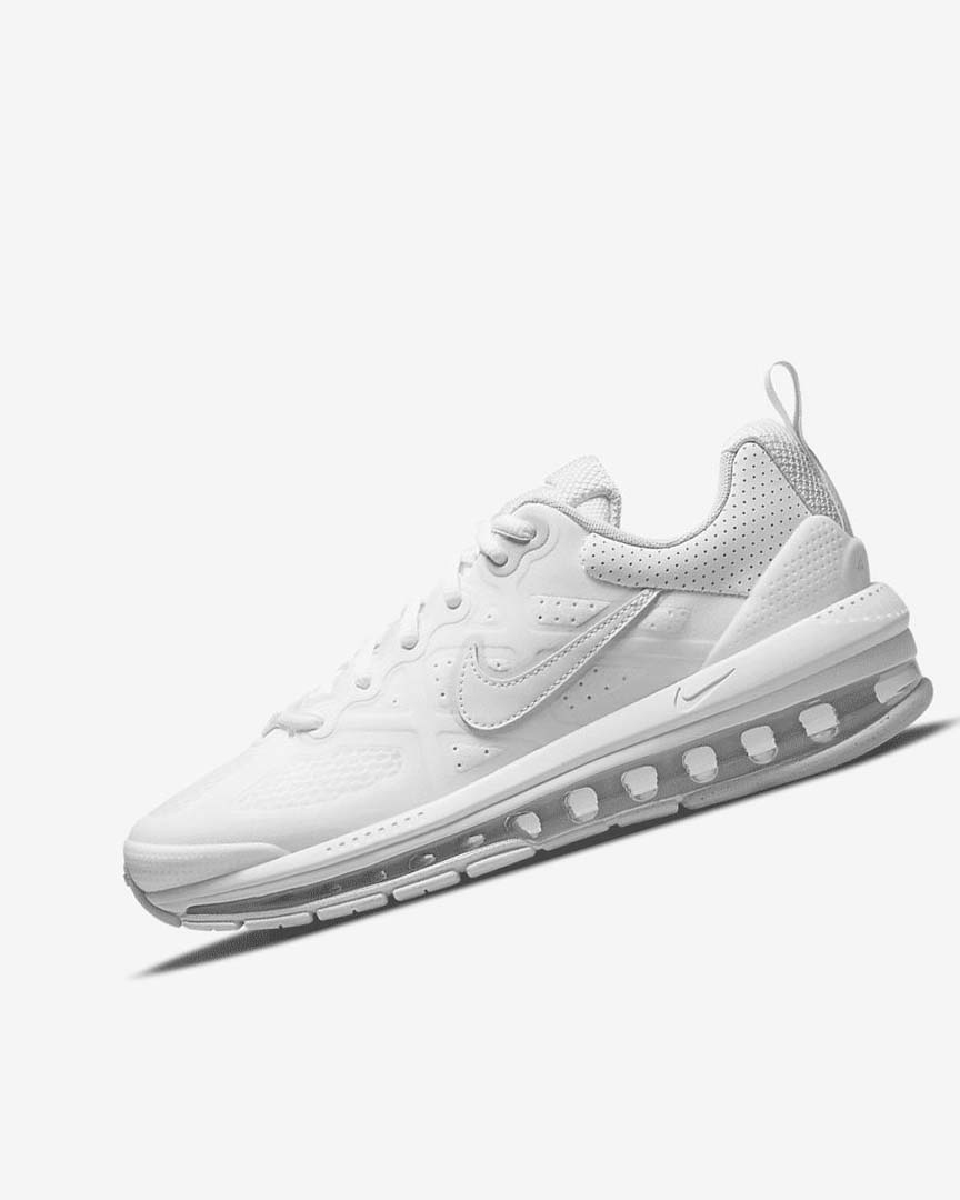 Zapatos Casuales Nike Air Max Genome Mujer Blancas Plateadas Blancas | AR2804