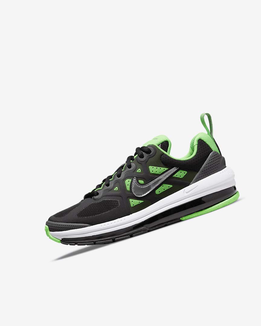 Zapatos Casuales Nike Air Max Genome Niño Negras Gris Verde | AR4761