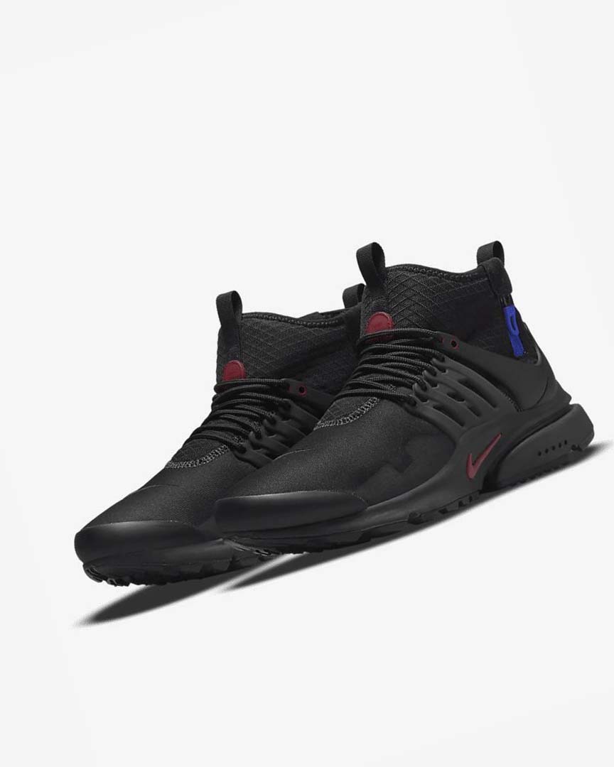 Zapatos Casuales Nike Air Presto Mid Utility Hombre Negras Gris Oscuro Azules Rojas | AR2723