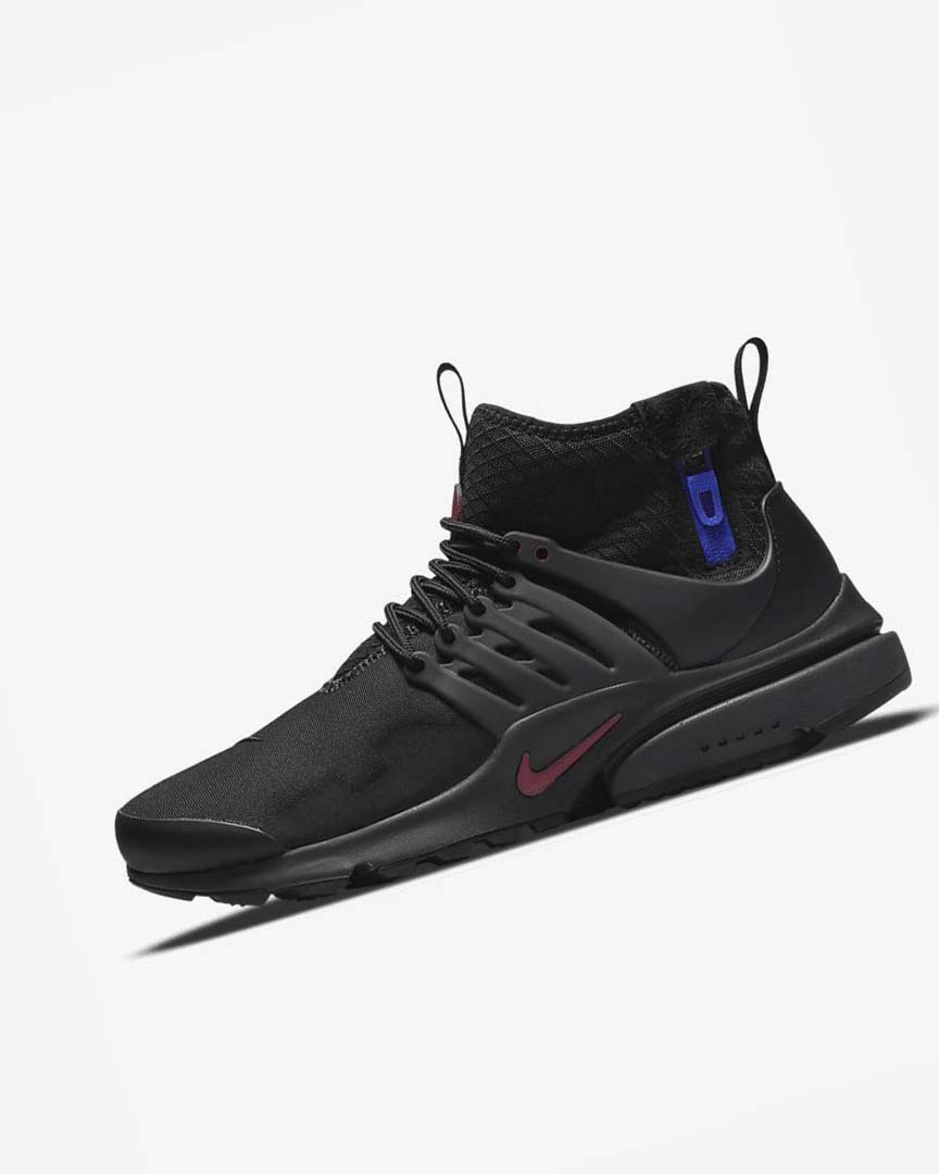 Zapatos Casuales Nike Air Presto Mid Utility Hombre Negras Gris Oscuro Azules Rojas | AR2723