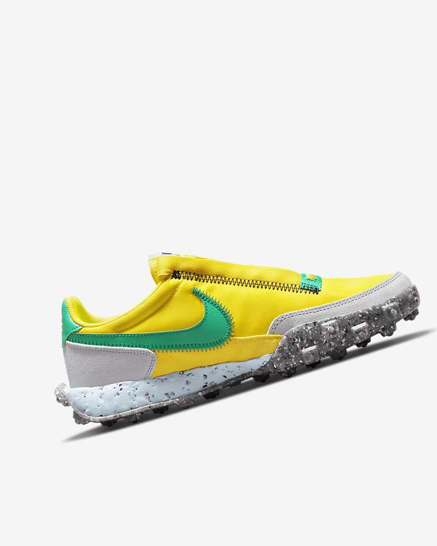 Zapatos Casuales Nike Waffle Racer Crater Mujer Amarillo Azules Verde | AR4818