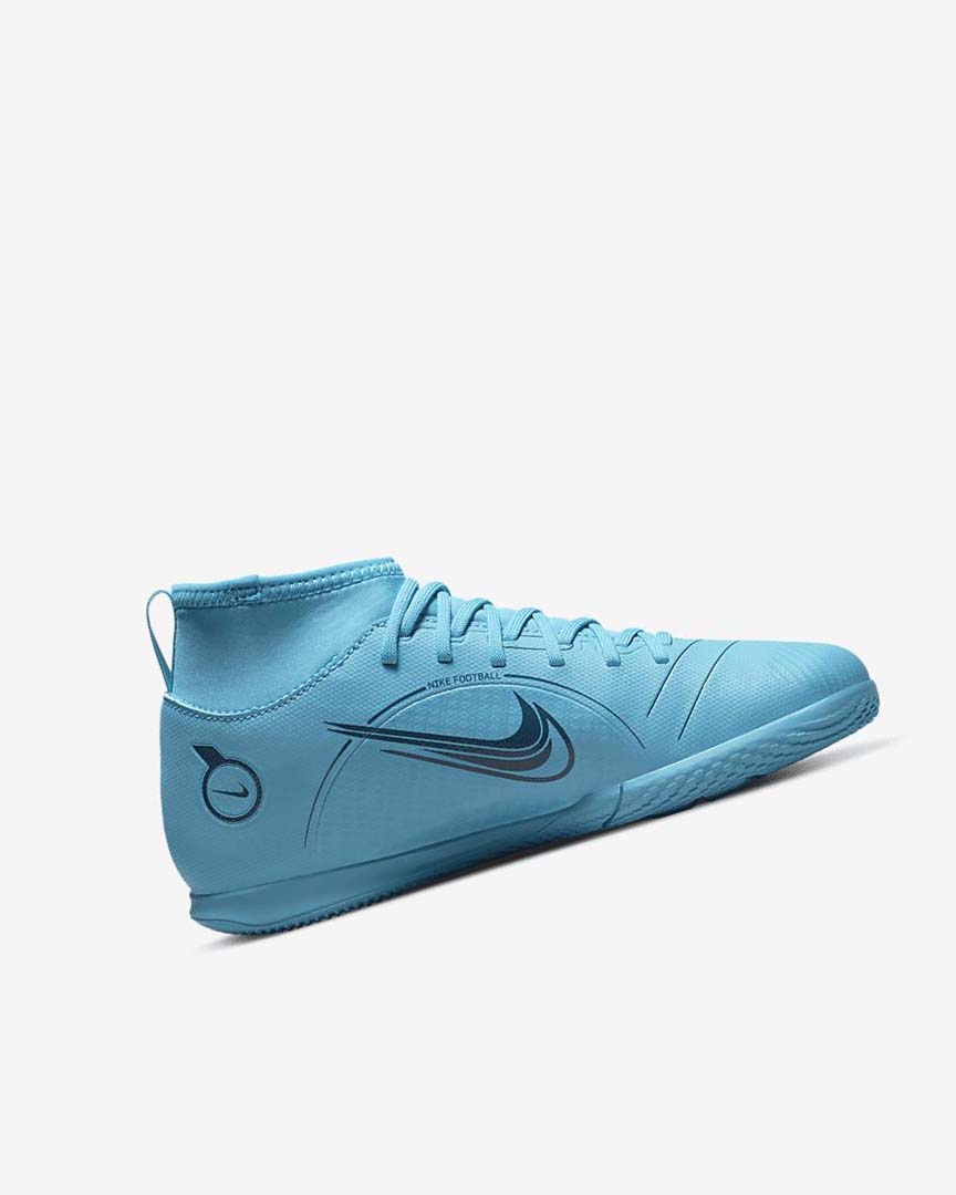 Zapatos De Fútbol Nike Jr. Mercurial Superfly 8 Club IC Niño Azules Naranjas | AR3165