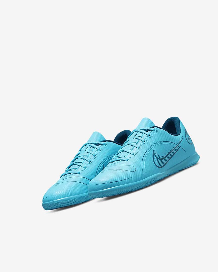 Zapatos De Fútbol Nike Jr. Mercurial Vapor 14 Club IC Niña Azules Naranjas | AR2496