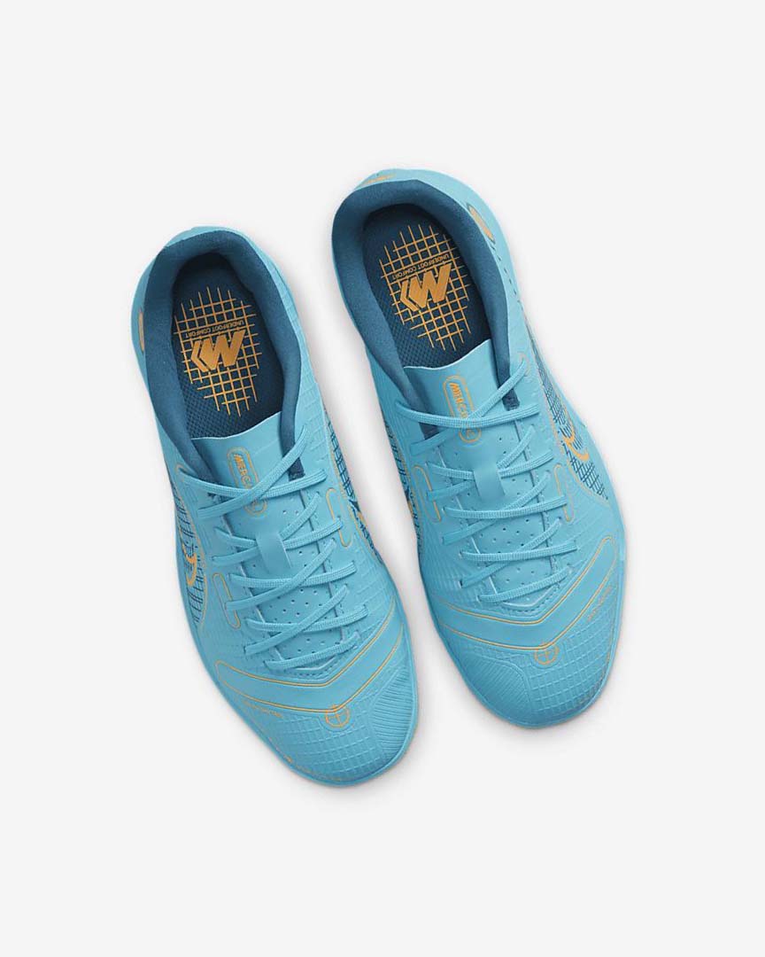 Zapatos De Fútbol Nike Jr. Mercurial Vapor 14 Academy IC Niño Azules Naranjas | AR2578