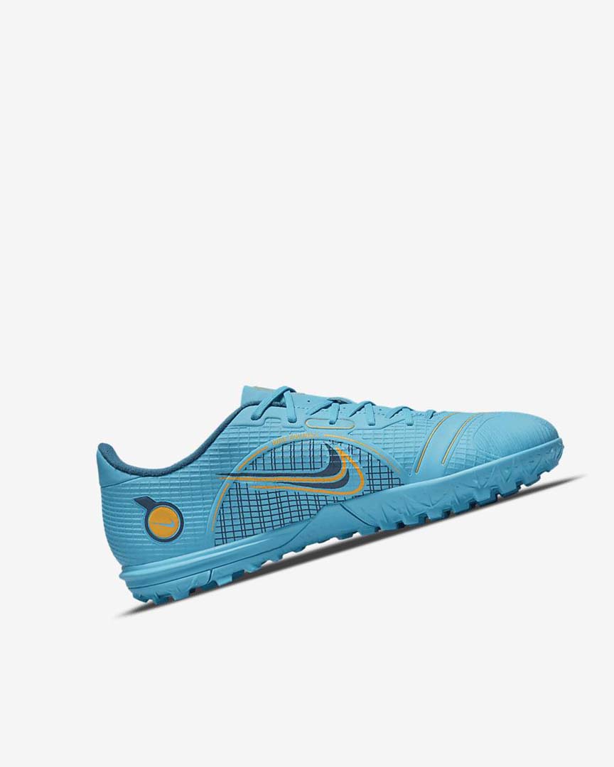 Zapatos De Fútbol Nike Jr. Mercurial Vapor 14 Academy TF Niña Azules Naranjas | AR5051