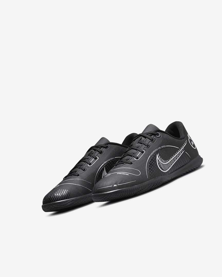 Zapatos De Fútbol Nike Jr. Mercurial Vapor 14 Club IC Niña Negras Gris Metal Plateadas | AR5244