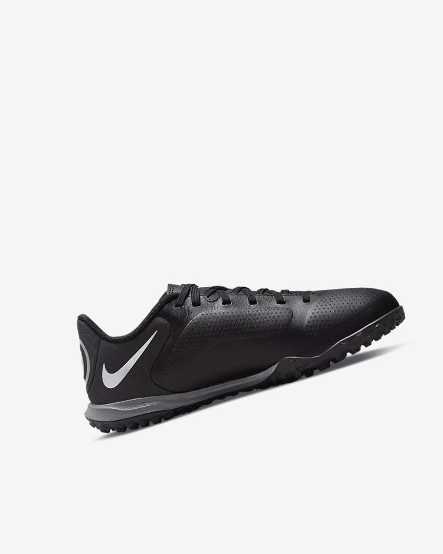 Zapatos De Fútbol Nike Jr. Tiempo Legend 9 Academy TF Niño Negras Gris Oscuro Metal Doradas Negras | AR2512