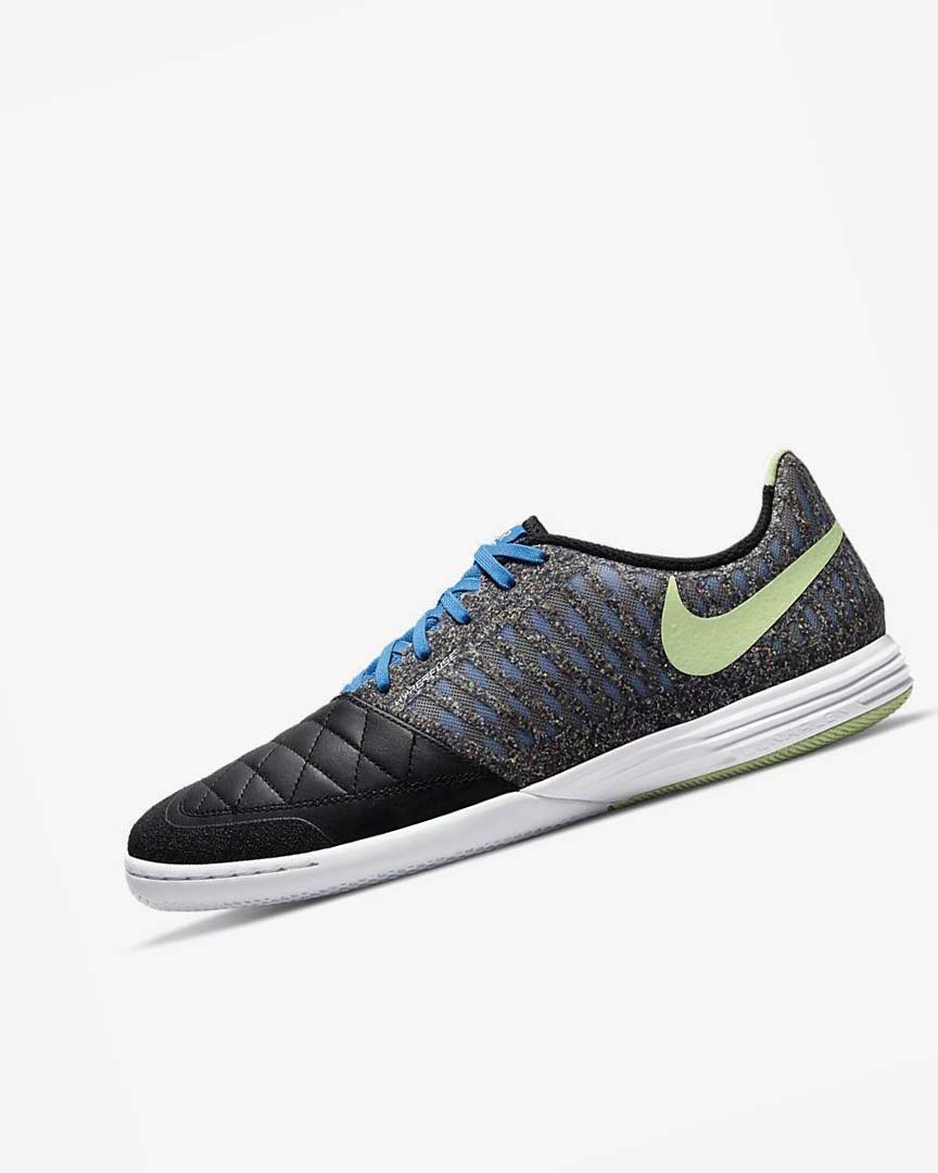 Zapatos De Fútbol Nike Lunar Gato II IC Hombre Negras Azules Claro Verde Claro | AR4938