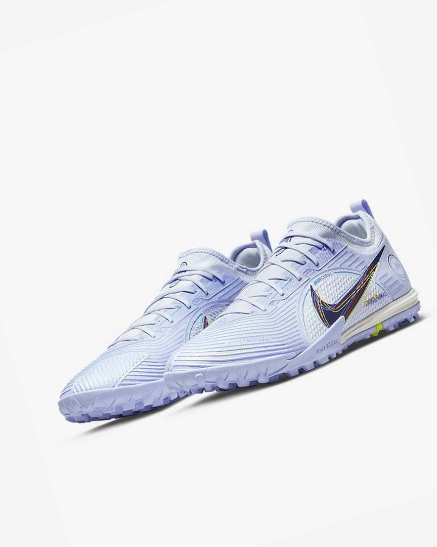 Zapatos De Fútbol Nike Mercurial Air Zoom Vapor 14 Pro TF Hombre Gris Azules Claro Azules Azules | AR2270