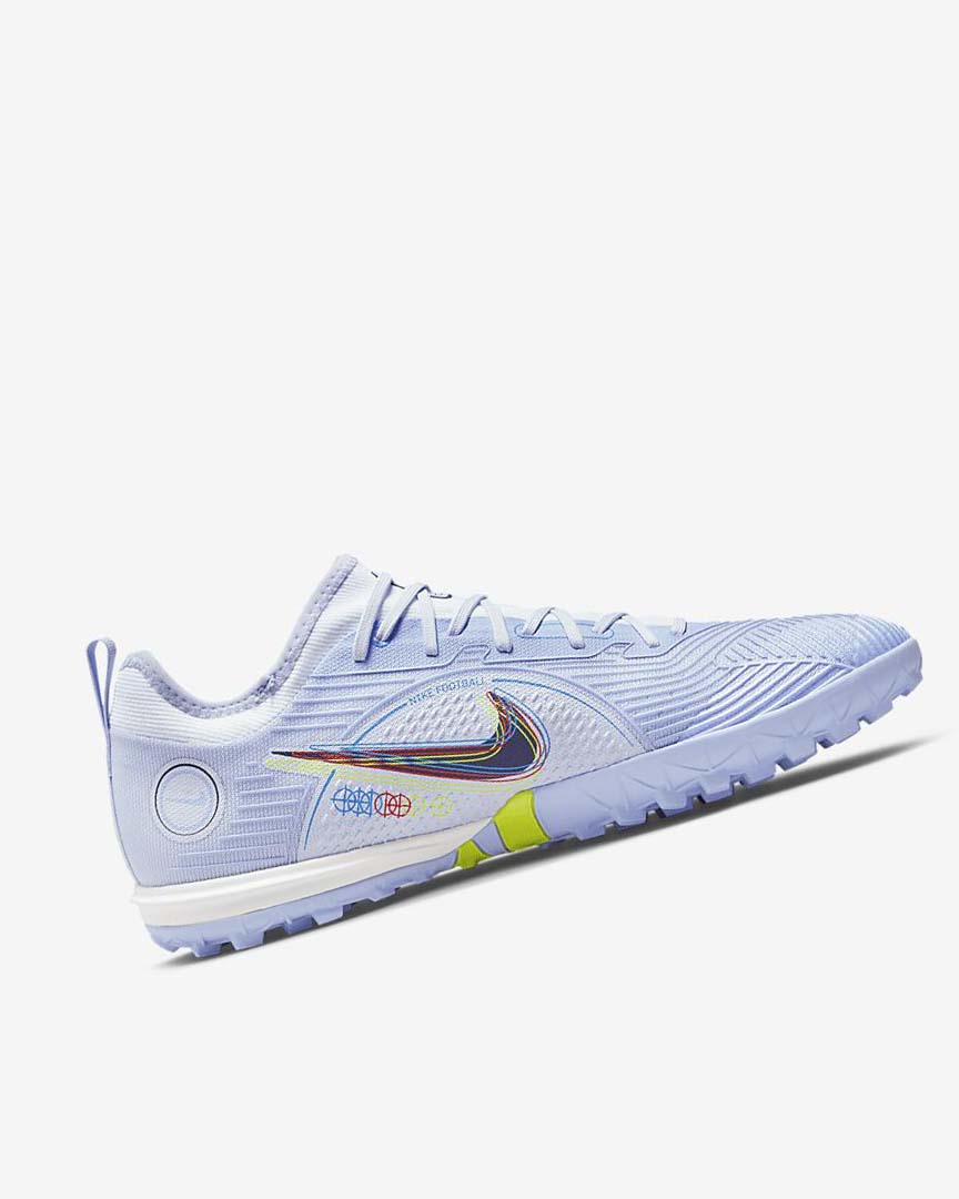 Zapatos De Fútbol Nike Mercurial Air Zoom Vapor 14 Pro TF Mujer Gris Azules Claro Azules Azules | AR5538