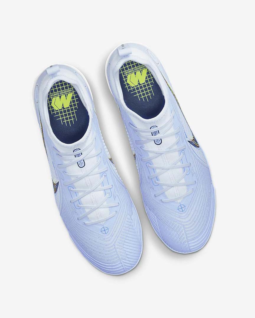 Zapatos De Fútbol Nike Mercurial Air Zoom Vapor 14 Pro TF Mujer Gris Azules Claro Azules Azules | AR5538