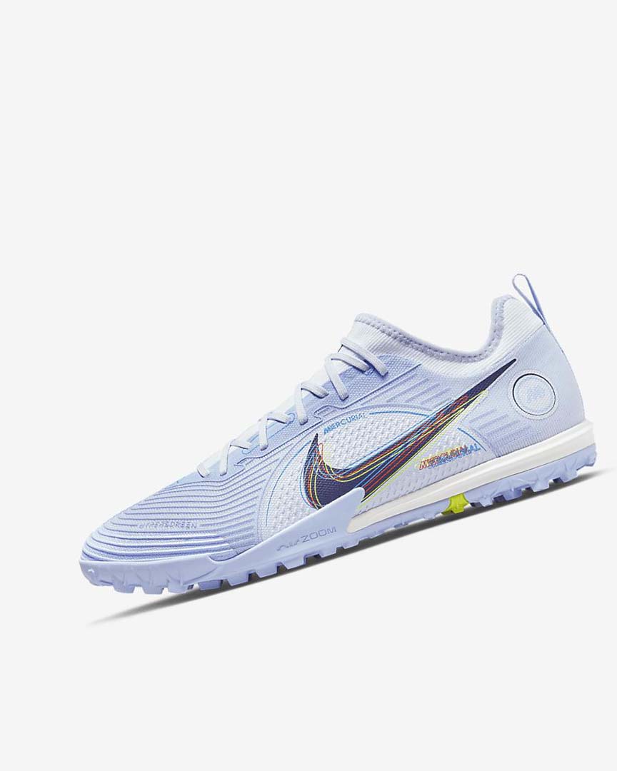 Zapatos De Fútbol Nike Mercurial Air Zoom Vapor 14 Pro TF Mujer Gris Azules Claro Azules Azules | AR5538