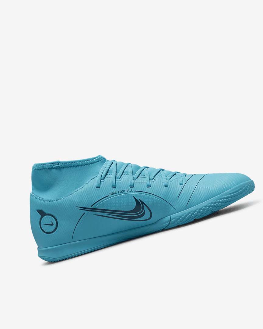 Zapatos De Fútbol Nike Mercurial Superfly 8 Club IC Mujer Azules Naranjas | AR2356