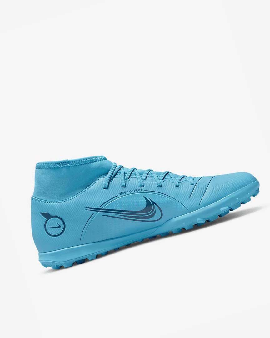 Zapatos De Fútbol Nike Mercurial Superfly 8 Club TF Hombre Azules Naranjas | AR4810