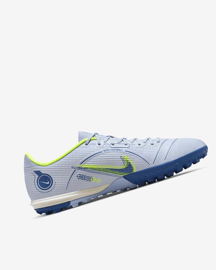 Zapatos De Fútbol Nike Mercurial Vapor 14 Academy TF Mujer Gris Azules Claro Azules Oscuro | AR2207