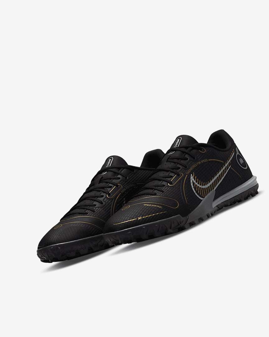 Zapatos De Fútbol Nike Mercurial Vapor 14 Academy TF Mujer Negras Metal Plateadas Gris Metal Doradas | AR3152