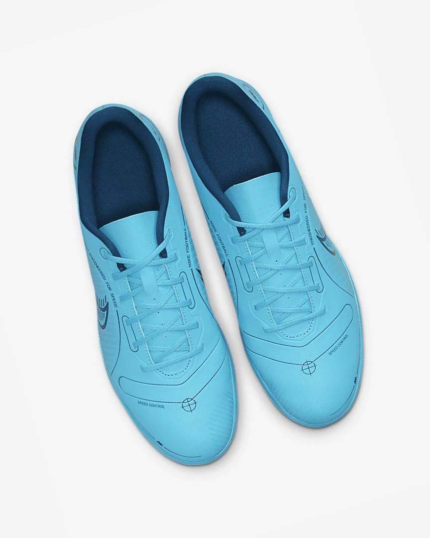 Zapatos De Fútbol Nike Mercurial Vapor 14 Club IC Hombre Azules Naranjas | AR5272