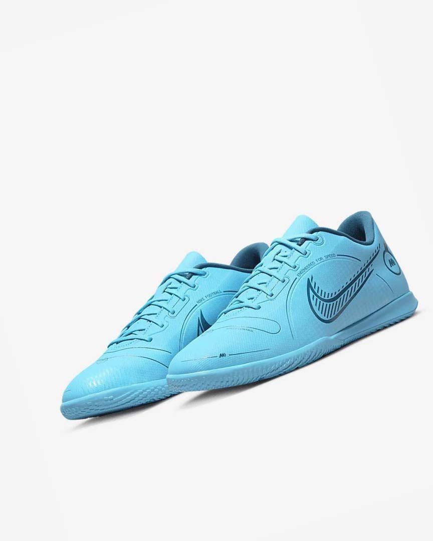 Zapatos De Fútbol Nike Mercurial Vapor 14 Club IC Hombre Azules Naranjas | AR5272