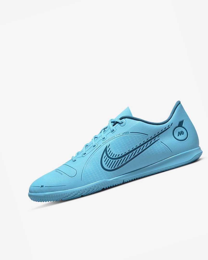 Zapatos De Fútbol Nike Mercurial Vapor 14 Club IC Hombre Azules Naranjas | AR5272