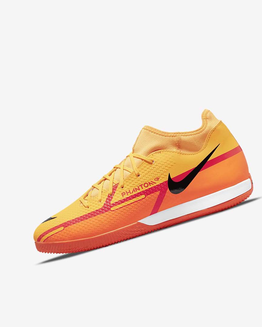 Zapatos De Fútbol Nike Phantom GT2 Academy Dynamic Fit IC Mujer Naranjas Naranjas Rojas Claro Negras | AR2697