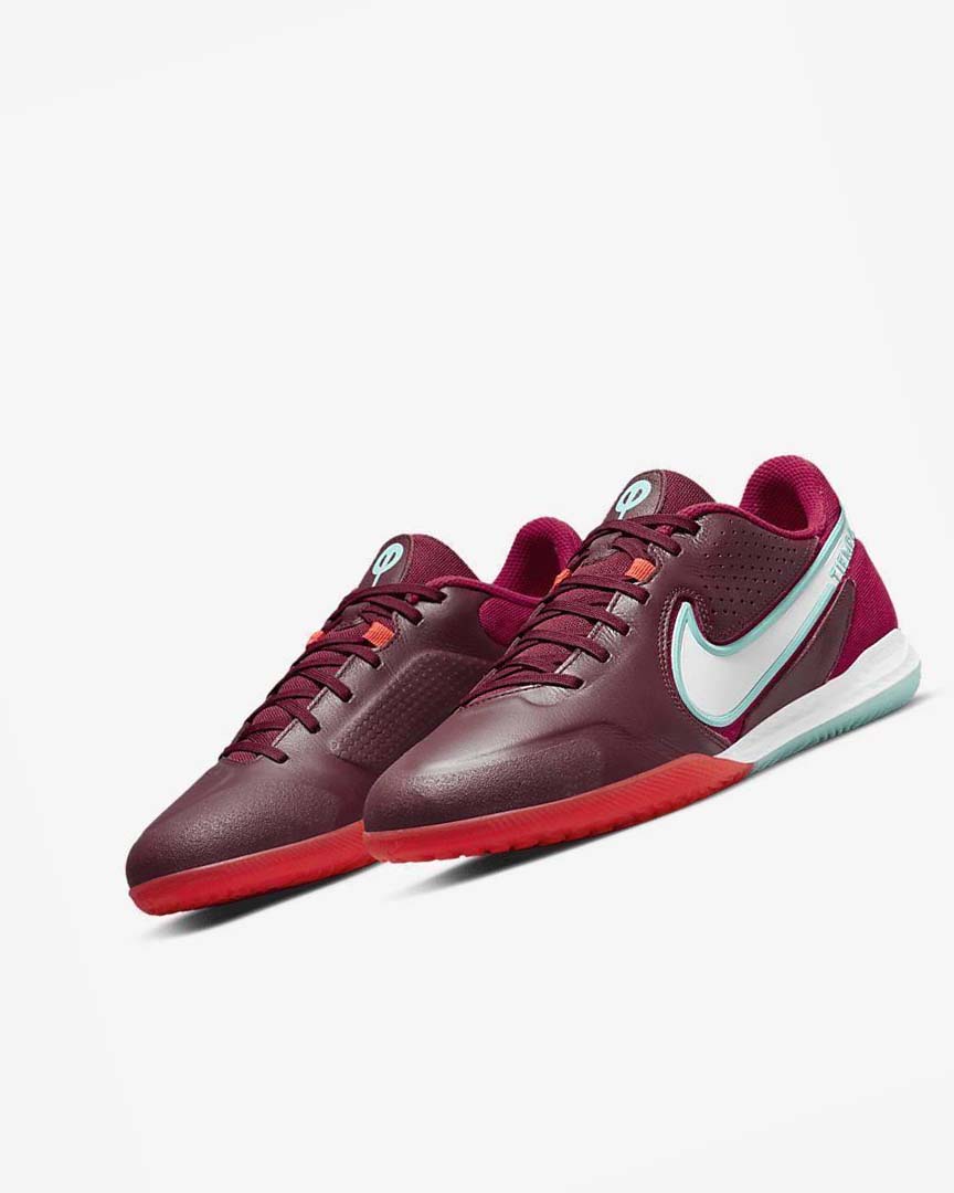 Zapatos De Fútbol Nike React Tiempo Legend 9 Pro IC Hombre Rojas Rojas Claro Blancas | AR2952