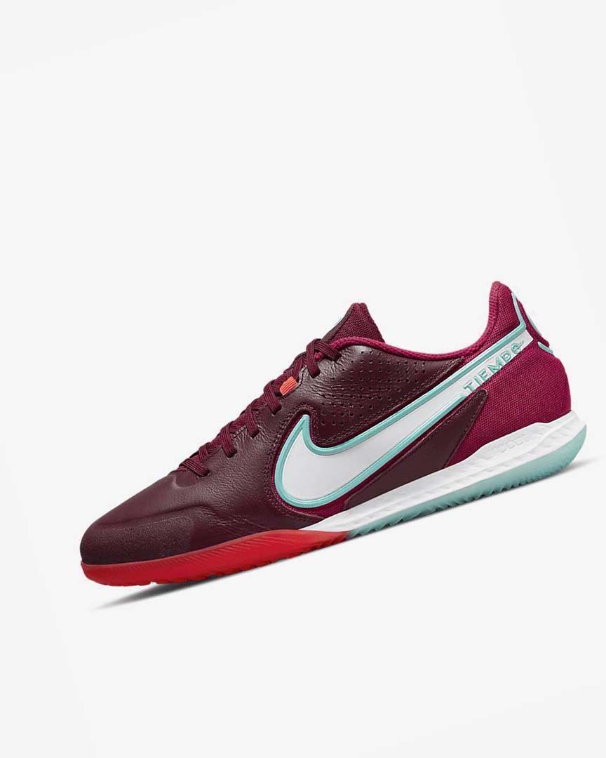 Zapatos De Fútbol Nike React Tiempo Legend 9 Pro IC Hombre Rojas Rojas Claro Blancas | AR2952