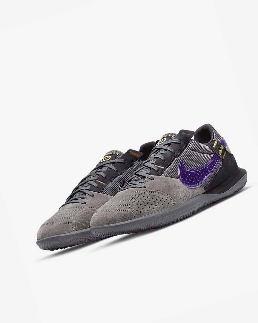 Zapatos De Fútbol Nike Streetgato Hombre Negras Gris Moradas | AR2435