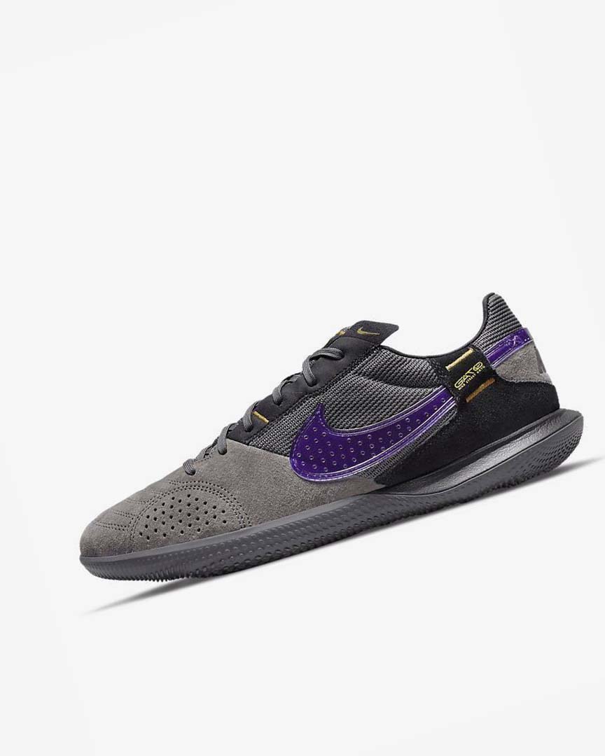 Zapatos De Fútbol Nike Streetgato Hombre Negras Gris Moradas | AR2435