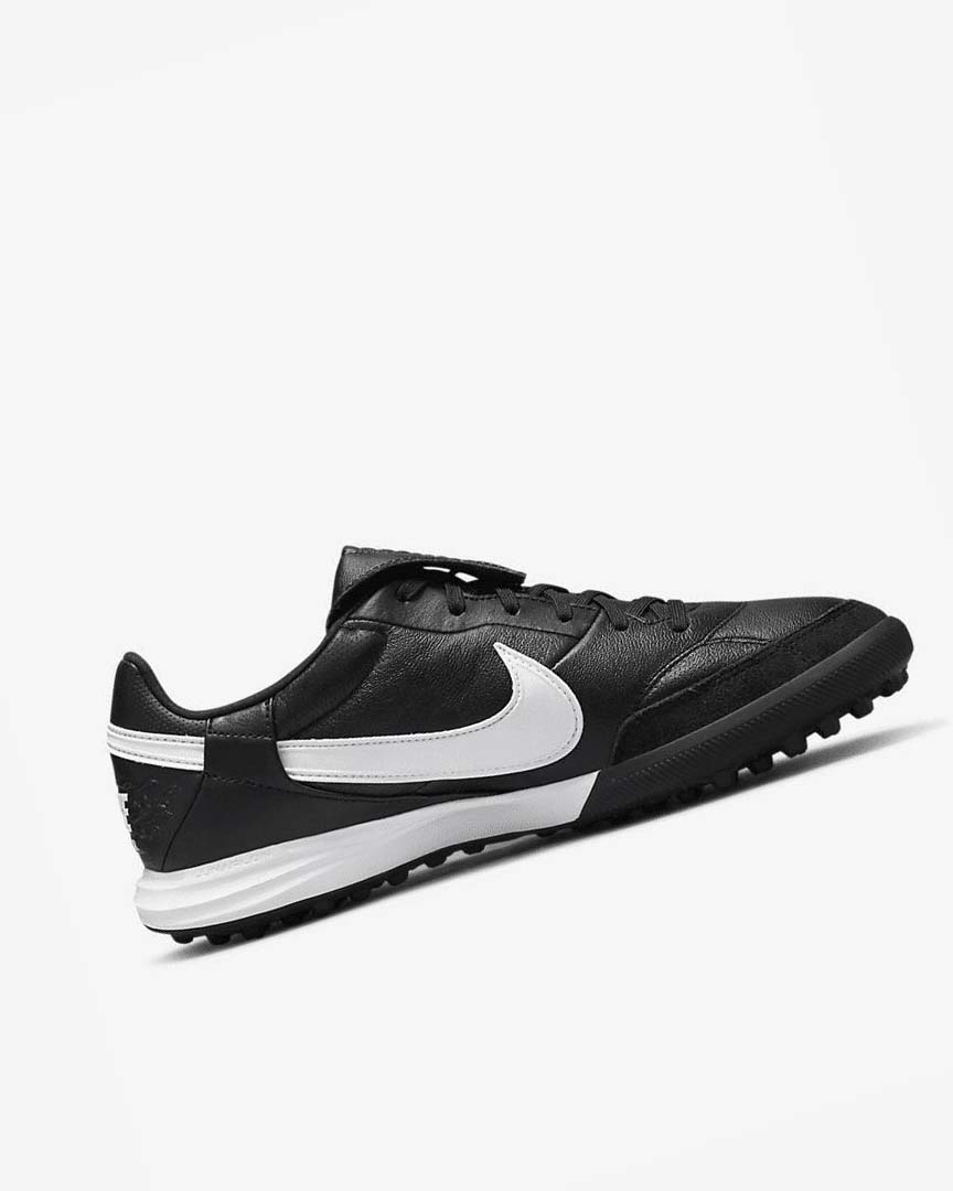 Zapatos De Fútbol Nike The Premier 3 TF Hombre Negras Blancas | AR5262