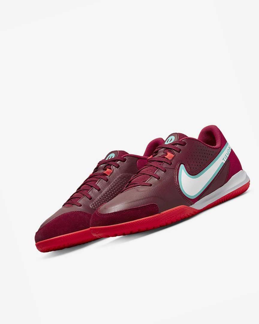 Zapatos De Fútbol Nike Tiempo Legend 9 Academy IC Hombre Rojas Rojas Claro Blancas | AR4777