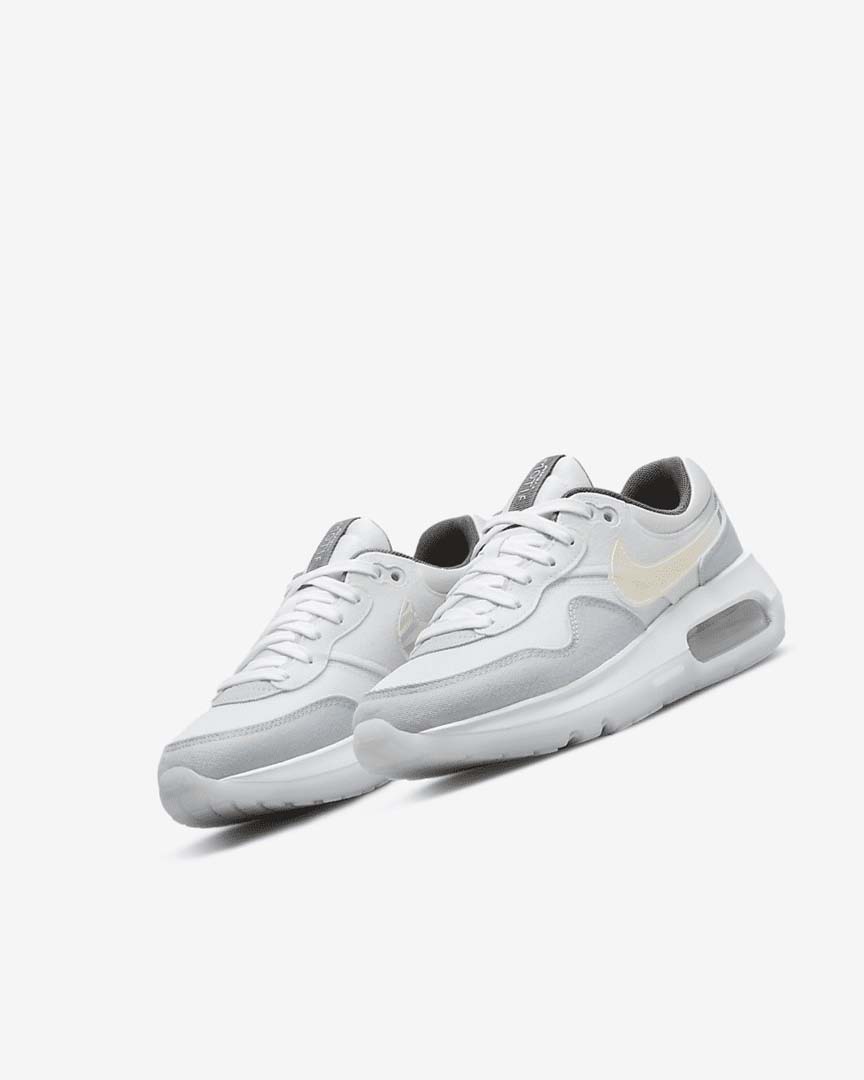 Zapatos Nike Air Max Motif Niña Blancas Blancas Azules Gris | AR2614