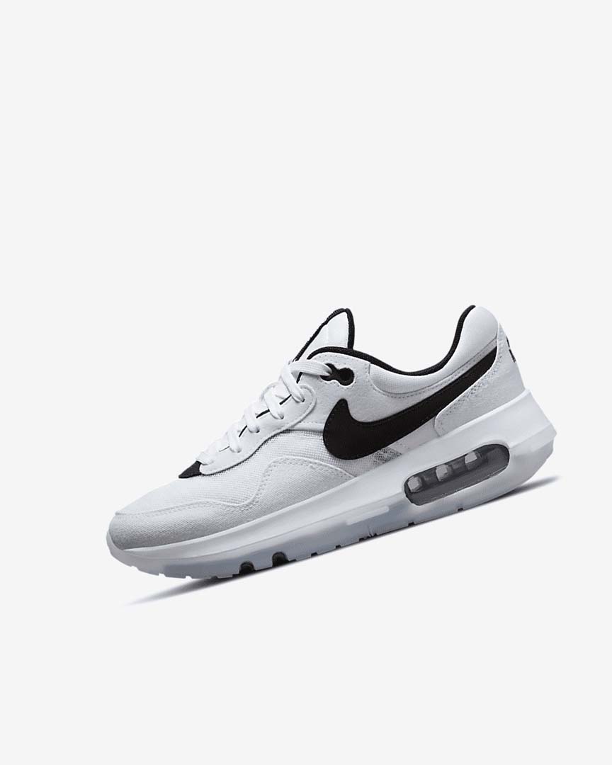 Zapatos Nike Air Max Motif Niña Blancas Blancas Negras | AR5026