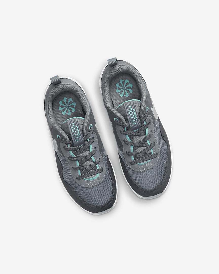 Zapatos Nike Air Max Motif Niña Gris Turquesa Gris Oscuro Negras | AR2322