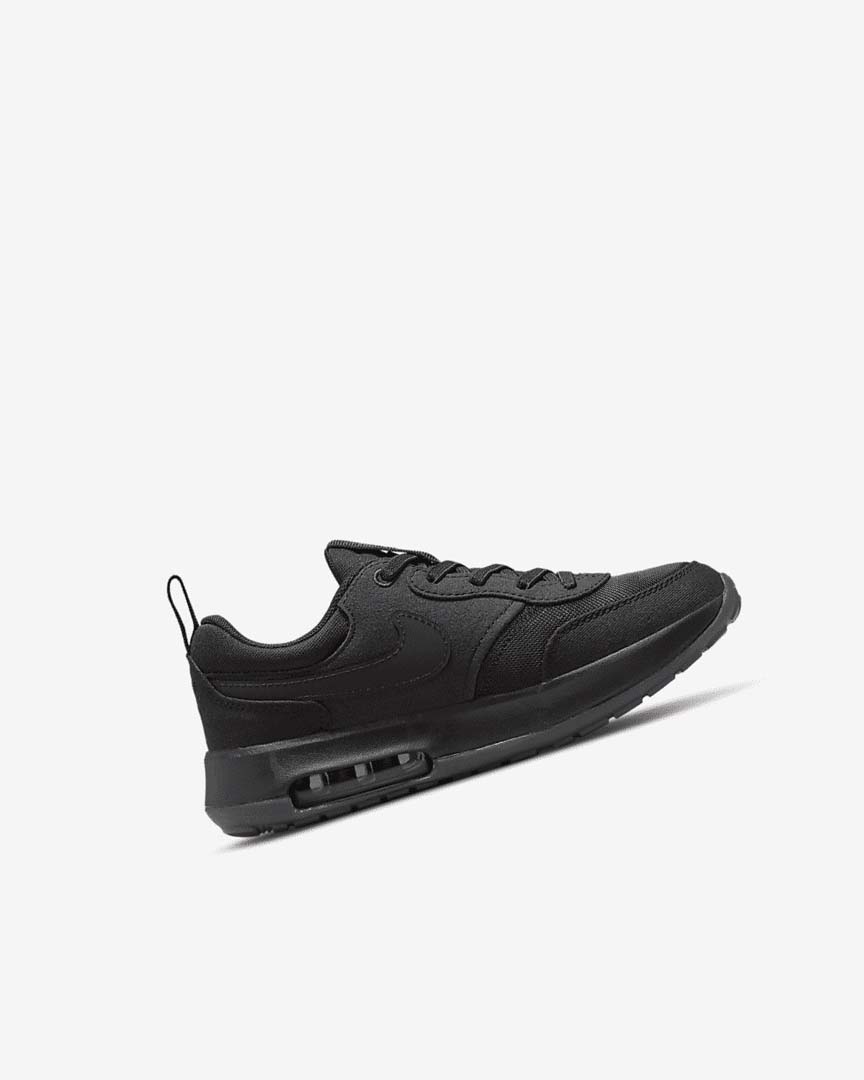 Zapatos Nike Air Max Motif Niña Negras Gris Oscuro Negras | AR2409