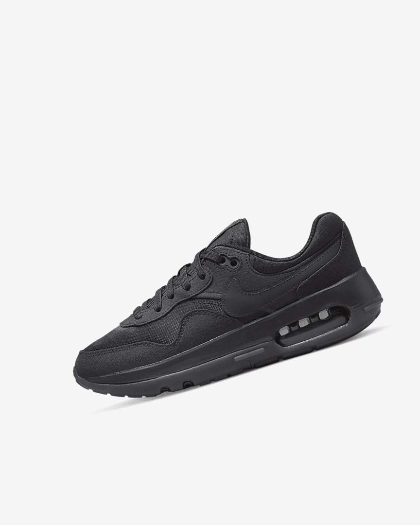 Zapatos Nike Air Max Motif Niña Negras Gris Oscuro Negras | AR4526