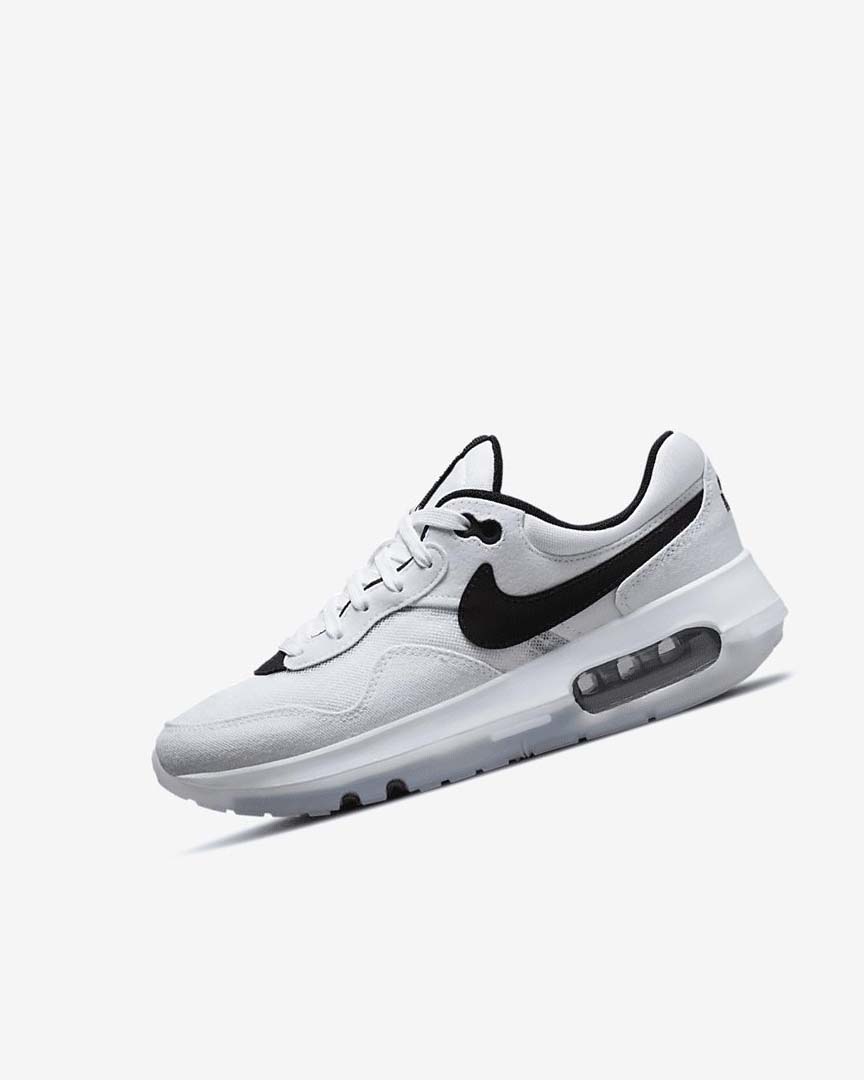 Zapatos Nike Air Max Motif Niño Blancas Blancas Negras | AR2683