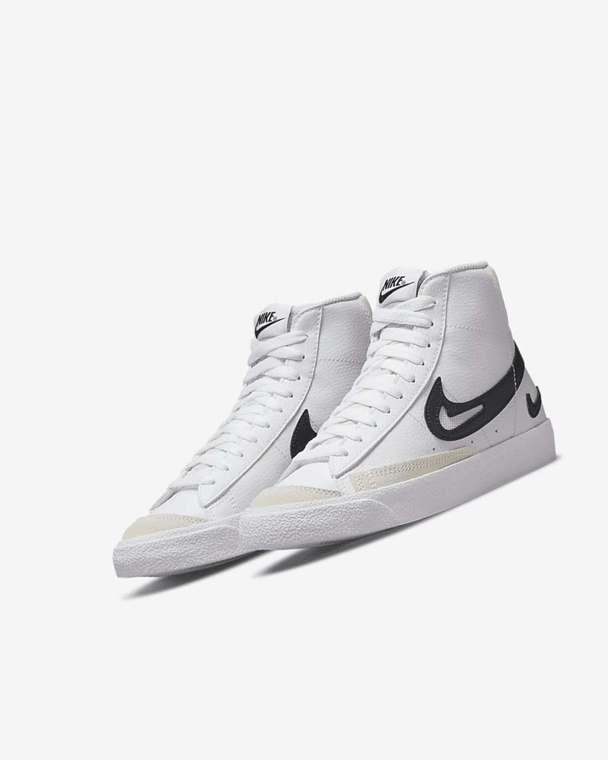 Zapatos Nike Blazer Niña Blancas Blancas Negras | AR2768