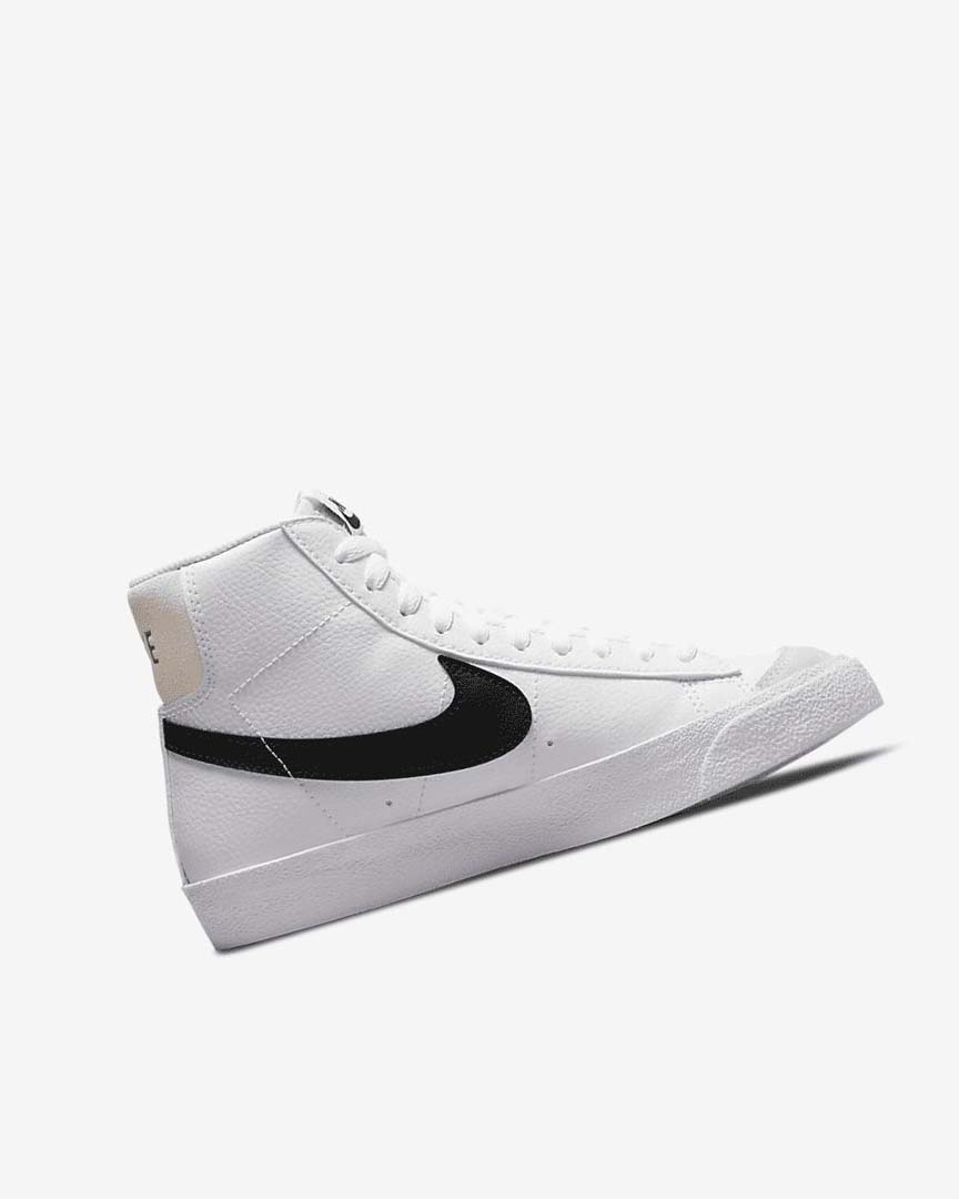 Zapatos Nike Blazer Niño Blancas Blancas Negras | AR2890