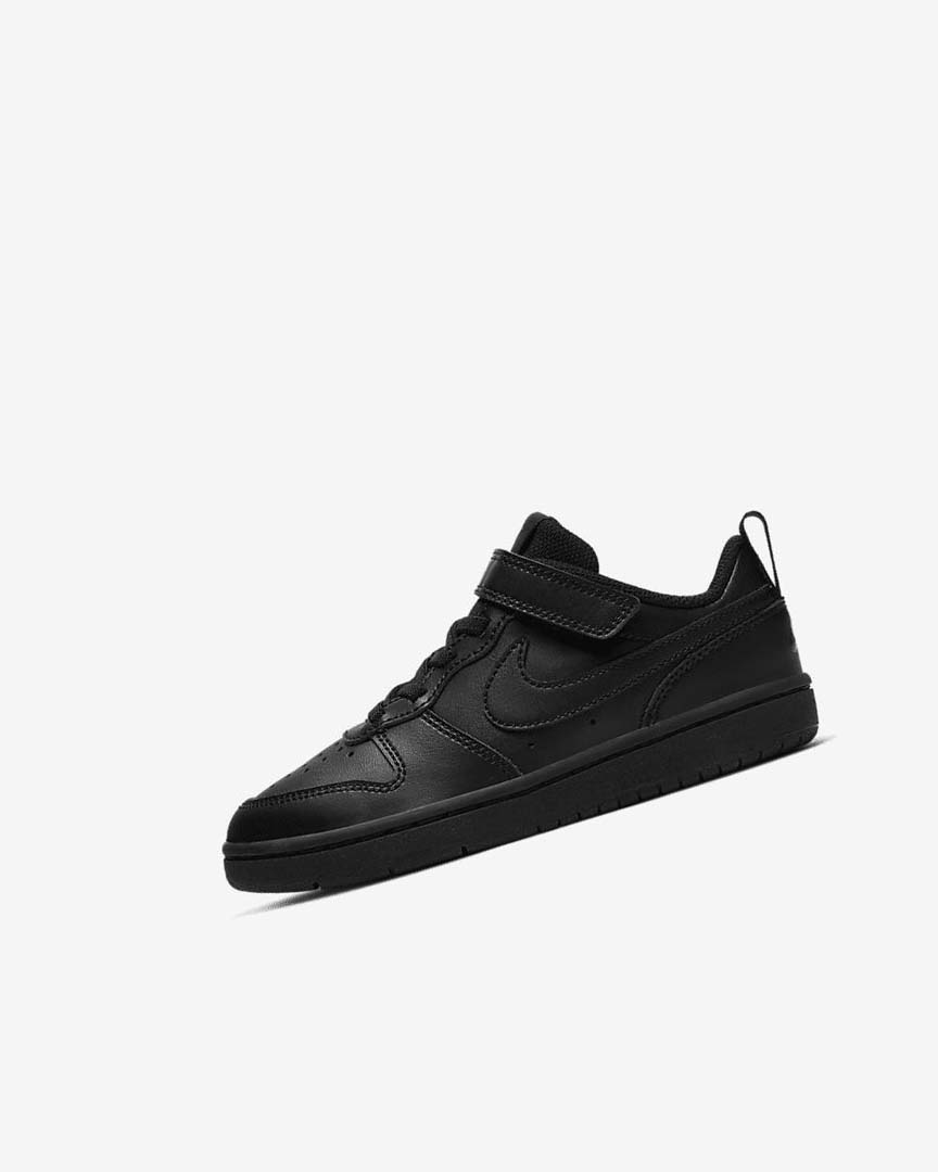 Zapatos Nike Court Borough Low 2 Niño Negras Negras Negras | AR4539