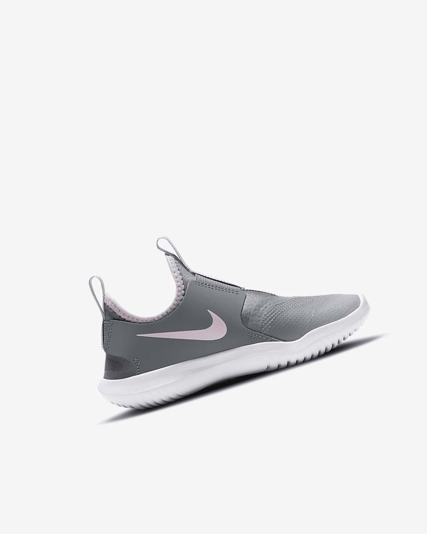 Zapatos Nike Flex Runner Niña Gris Claro Gris Blancas Rosas | AR5082