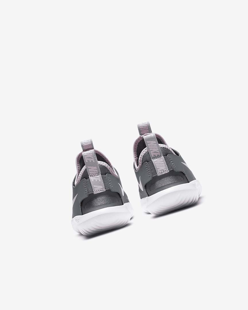 Zapatos Nike Flex Runner Niña Gris Claro Gris Blancas Rosas | AR5082